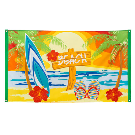 Plaża z flagą Hawajów 1,5 m