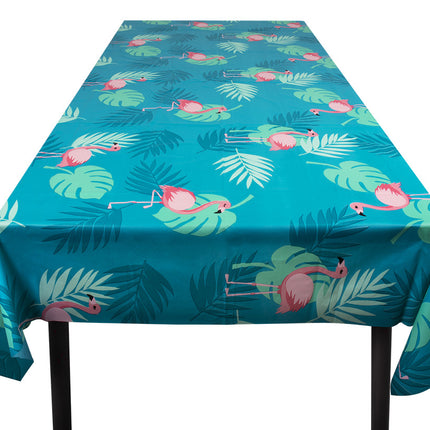 Obrus Hawaii z dekoracją Flamingo 1,8 m