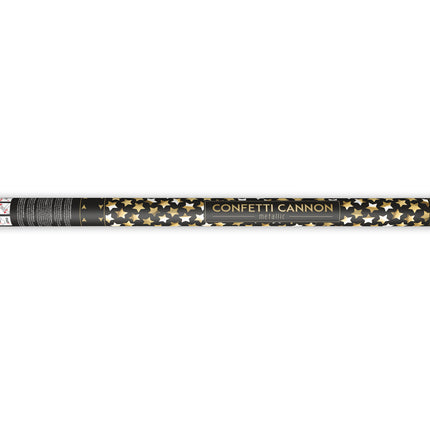 Konfetti Cannon Stars Gold 80cm