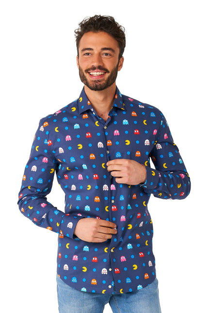 Pixel PAC-MAN Shirt Men <tc>OppoSuits</tc>