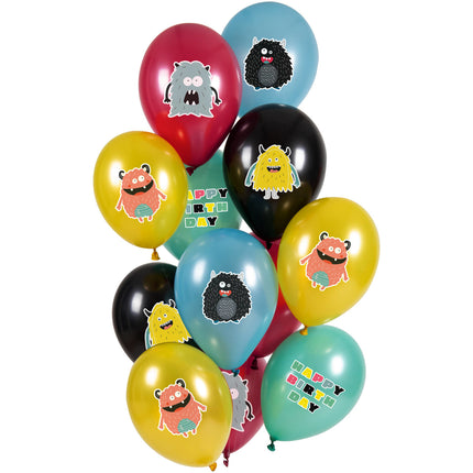 Balony Monster Bash 33cm 12szt