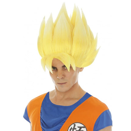Goku Saiyan Wig Yellow Dragon Ball Z