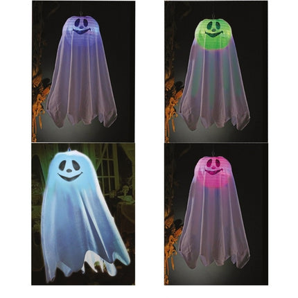 Halloweenowy duch oświetleniowy 60 cm