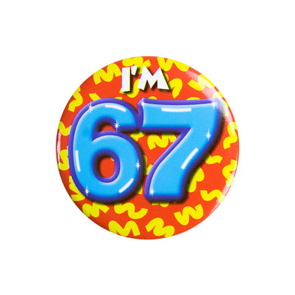 Mam 67 lat Guzik 67 lat 5,5 cm