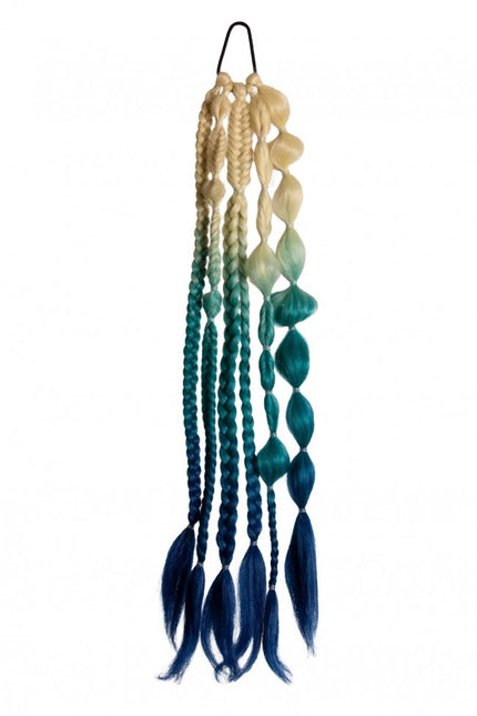 Przedłużenie włosów Festival Blond/Aqua/Blue