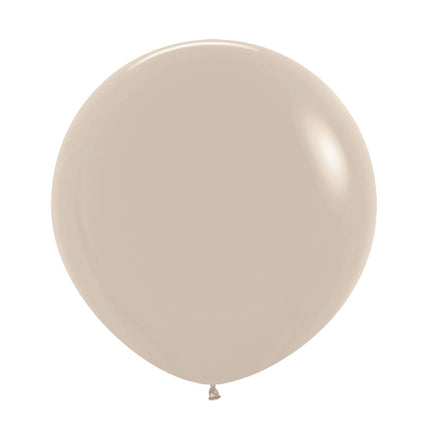 Balony Biały Piasek 61cm 10szt