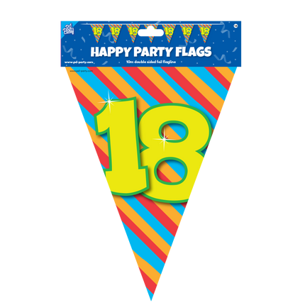 Flagline 18 Years Coloured 10m