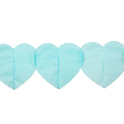 Garland of Hearts Blue 6m