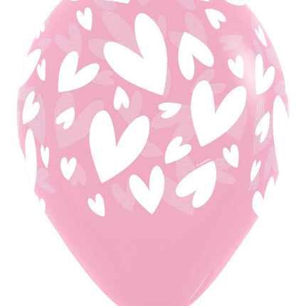 Balony Modern Hearts Mix 30cm 25szt