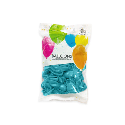 Balony turkusowe 13cm 100szt