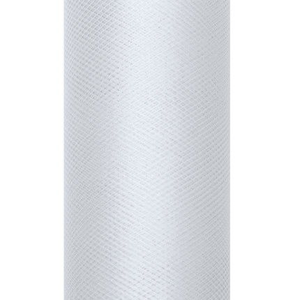 Szary tiul w rolce 15cm 9m