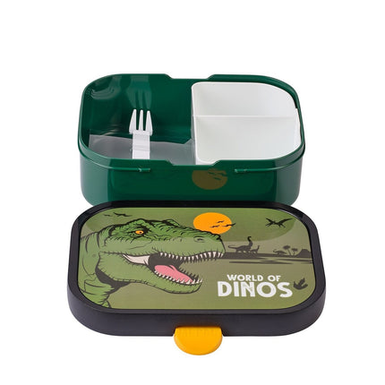 Zestaw obiadowy Campus School kubek+pudełko na lunch Dino