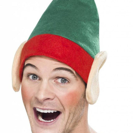 Czapka elfa z uszami zielona