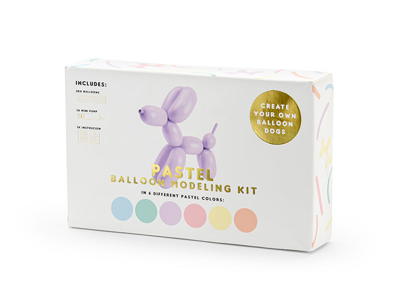 Balony do modelowania Pastel 30szt