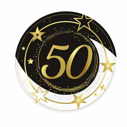 Talerze 50 Years 23cm 6szt