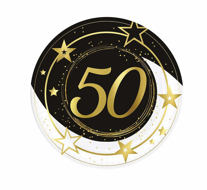 Talerze 50 Years 23cm 6szt