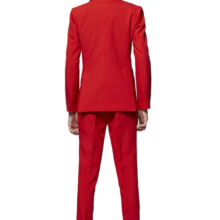 Nastolatek w czerwonym kombinezonie <tc>OppoSuits</tc>