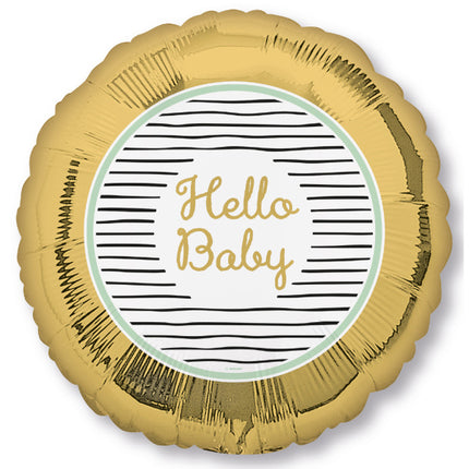 Balon helowy Hello Baby pusty 43 cm