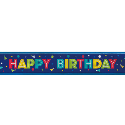 Baner Happy Birthday Party Czapeczki 3,65 m