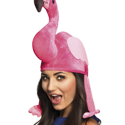 Czapka z flamingiem