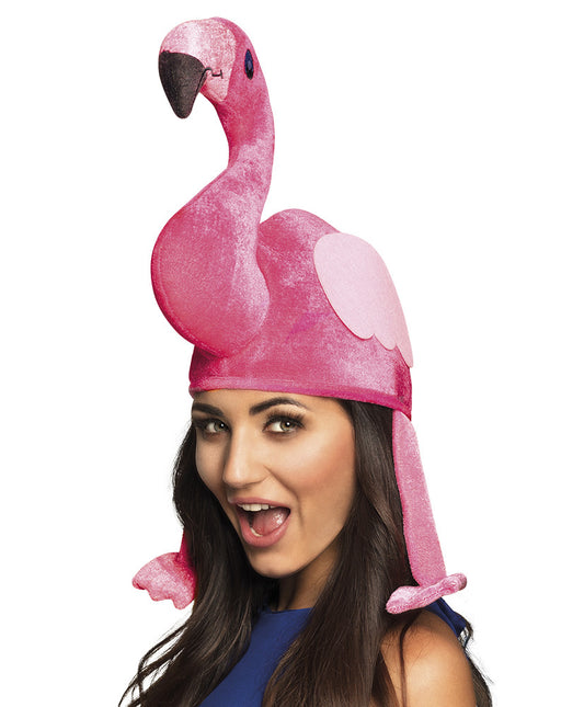 Czapka z flamingiem