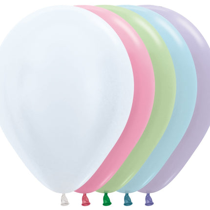 Balony Pearl Mix 30cm 50szt