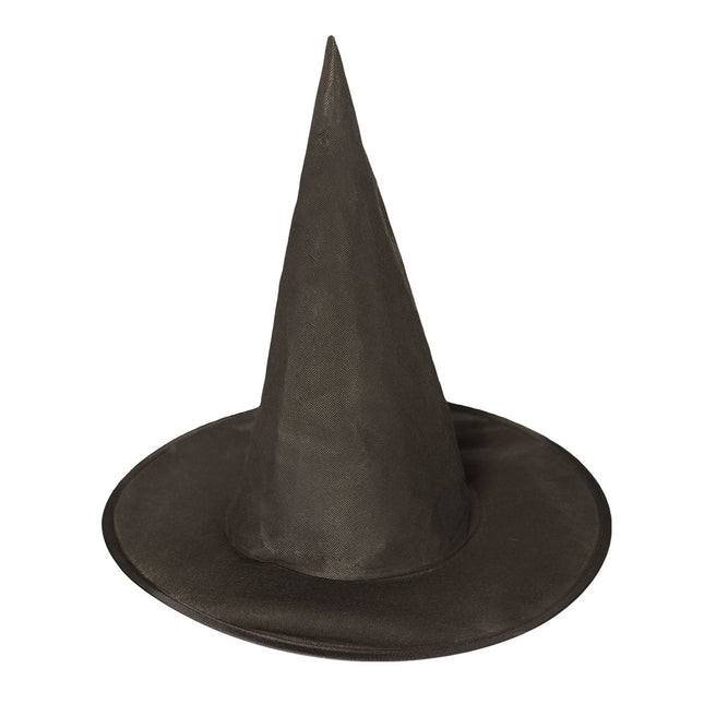 Halloweenowy kapelusz czarownicy czarny