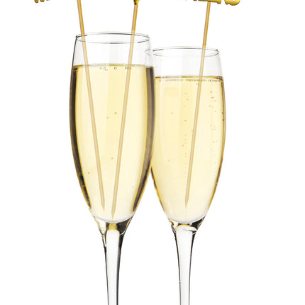 Markery szklane Happy New Year 12 sztuk