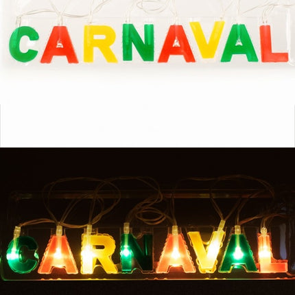 Chusta z literami Carnival Czerwony Żółty Gr