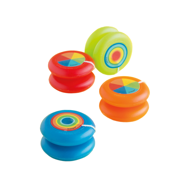 Kolorowe jojo 4,1 cm 4 szt.