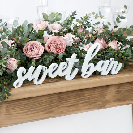 Dekoracja stołu Sweet Bar White 37cm