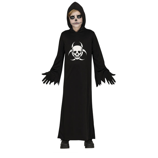 Kostium czaszki na Halloween dla dziecka