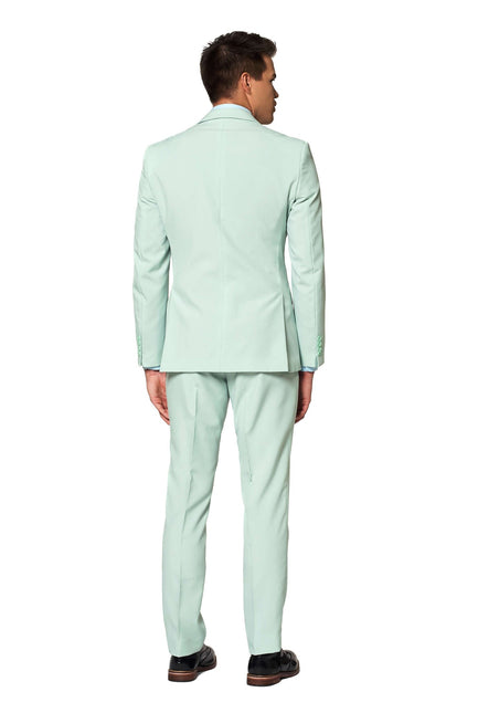 Miętowy zielony garnitur męski <tc>OppoSuits</tc>