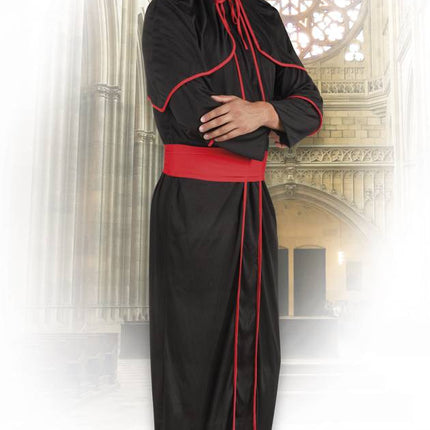 Kostium kardynała czarny M/L