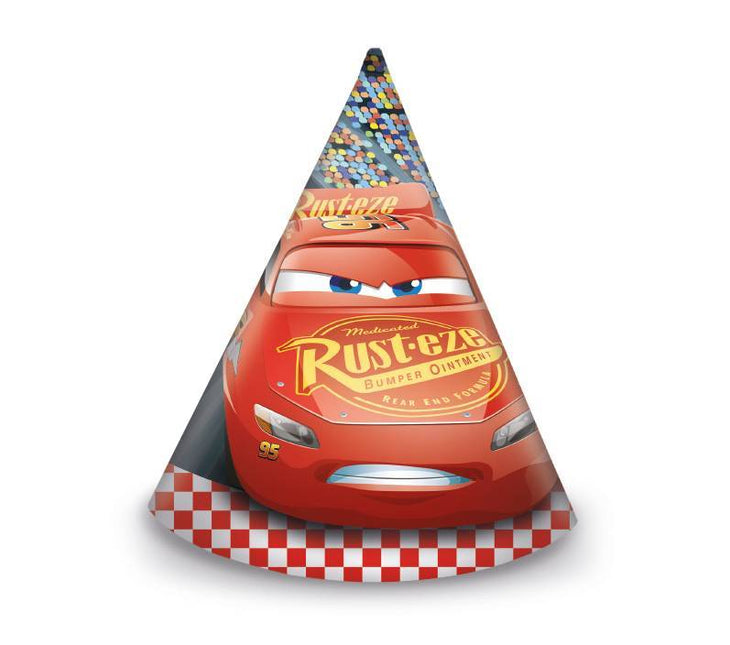 Czapki imprezowe Cars 3 6 szt.