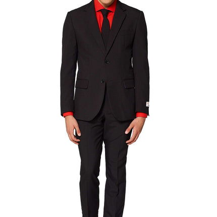 Czarny garnitur męski <tc>OppoSuits</tc>