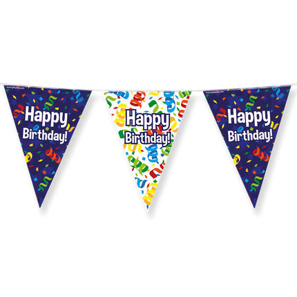 Linia flag Happy Birthday 10m