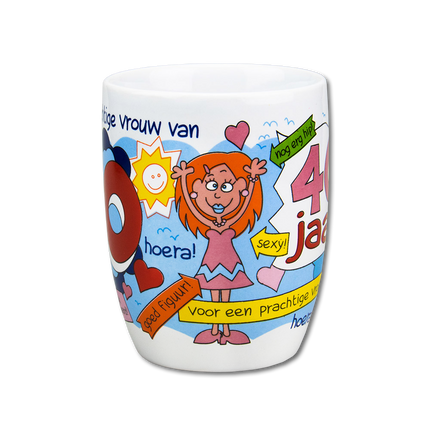 Kubek 40 Years Woman 12cm