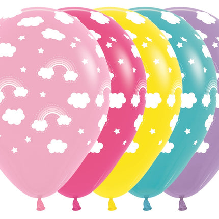 Balony Rainbow Mix 30cm 25szt