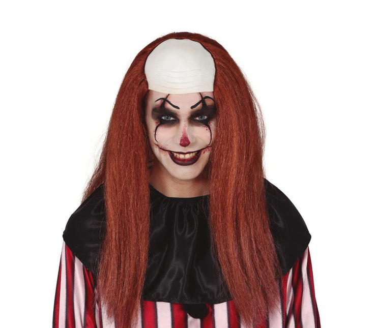 Peruka na Halloween Półłysa