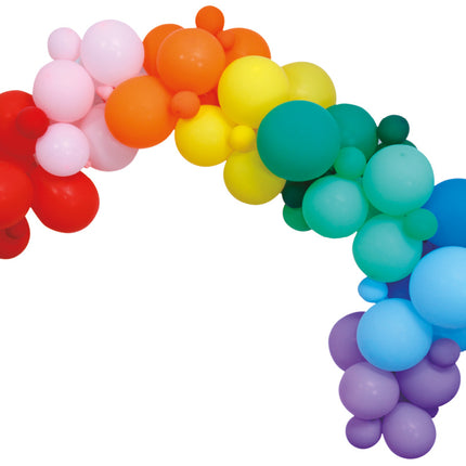 Łuk balonowy Domowy zestaw Rainbow 4m