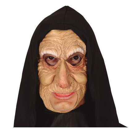 Maska starszej pani na Halloween