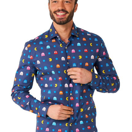 Pixel PAC-MAN Shirt Men <tc>OppoSuits</tc>