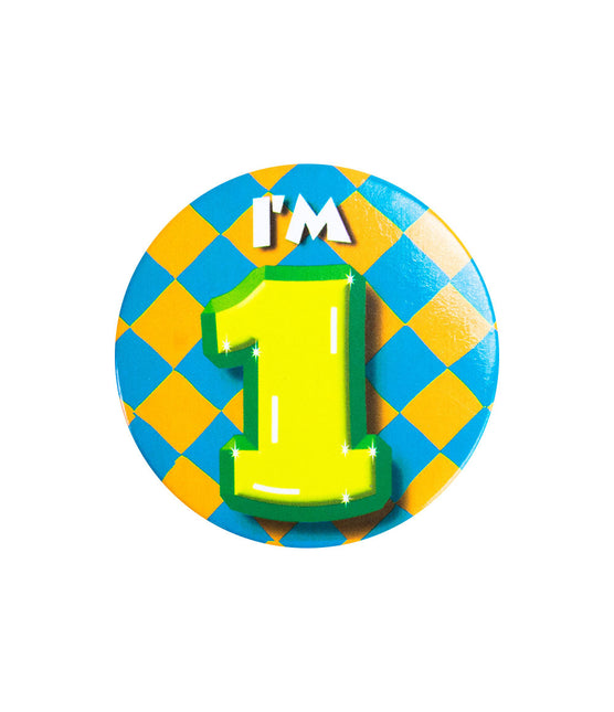 I'm 1 Button 1 Year 5,5 cm