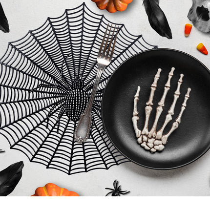 Podkładki na Halloween Spider Web 38cm