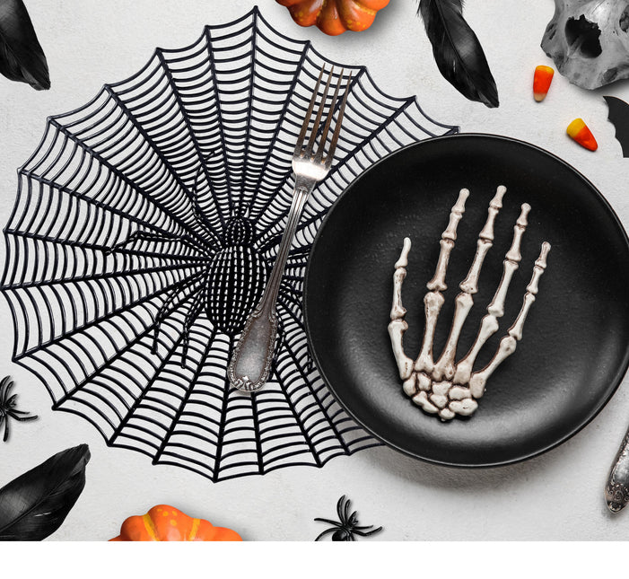 Podkładki na Halloween Spider Web 38cm