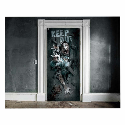 Halloweenowa dekoracja ścienna Zombie 180 cm
