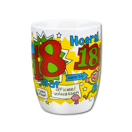 Kubek 18 lat 12 cm