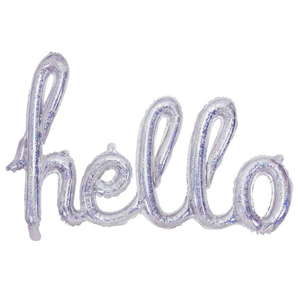 Balon foliowy Hello Holographic 72 cm