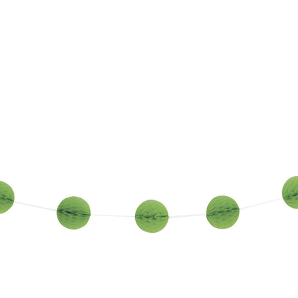 Girlanda o strukturze plastra miodu Lime Green 2,2 m